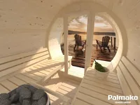 SAUN PALMAKO ANITA 1,6+0,7M² KLAASSEINAGA