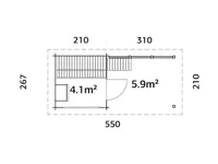 SAUN PALMAKO SANNA 4,1+5,9M²