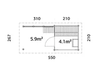 SAUN PALMAKO SANNA 4,1+5,9M²