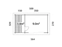 SAUN PALMAKO SANNA 12,8M² SLIDE