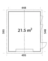 GARAAŽ PALMAKO ANDRE 21,5M² KIT