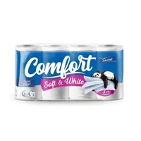 TUALETTPABER FAVORIT COMFORT WHITE 8 RULLI
