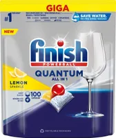 NÕUDEPESUMASINA KAPSLID FINISH POWERBALL QUANTUM LEMON 100TK PAKIS