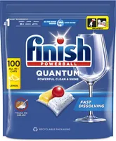 NÕUDEPESUMASINA KAPSLID FINISH POWERBALL QUANTUM LEMON 100TK PAKIS