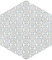 PÕRANDA-JA SEINAPLAAT ATRIUM HEX ALPHA MIX AZUL 25,8X29CM