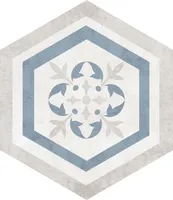 PÕRANDA-JA SEINAPLAAT ATRIUM HEX ALPHA MIX AZUL 25,8X29CM