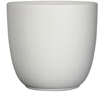 ÜMBRISPOTT MICA TUSCA MATT VALGE 14X14,5CM