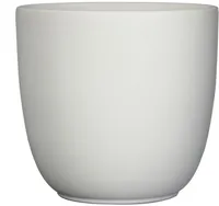 ÜMBRISPOTT MICA TUSCA MATT VALGE 23X25CM