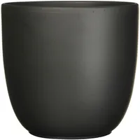 ÜMBRISPOTT MICA TUSCA MATT MUST 23X25CM