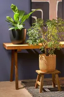 ÜMBRISPOTT MICA TUSCA MATT MUST 28,5X31CM