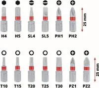 OTSIKUD JA PADRUNID EINHELL XS-CASE 21TK