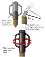 POSTI RAMMIJA 89X800MM