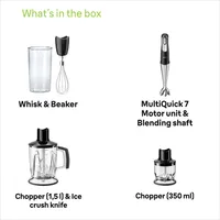 SAUMIKSER BRAUN MULTIQUICK 7 MQ7045 1000W