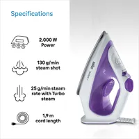 TRIIKRAUD BRAUN TEXSTYLE 2 SI1080VI 2000W