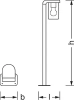 POSTVALGUSTI LEDVANCE CLEAR 80CM E27