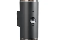 VÄLISVALGUSTI TRIO HOOSIC SEINALE KAHEOSALINE E27 MUST LIIKUMISANDUR