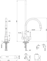 KÖÖGISEGISTI INVENA MAGIC FILTRISÜSTEEMIGA MUST/KROOM