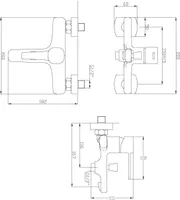 VANNISEGISTI INVENA GLAMOUR KOOS DUŠIKOMPLEKTIGA VASK
