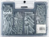 PUURI- JA PUURITÜÜBLITE KOMPLEKT KWB KARP 300-OSALINE