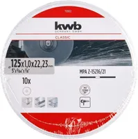 LÕIKEKETAS KWB, ÕHUKESED 125×1,0 10TK