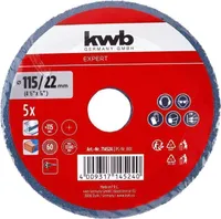 KIUDKETAS KWB, TSIRKOON 115MM G60 5TK