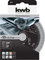 TEEMANTKETAS KWB, METALL 125MM