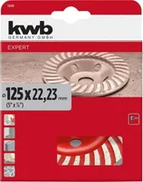 TEEMANTLIHVKETAS KWB 125MM TURBO