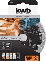 TEEMANTKETAS KWB, UNIVERSAALNE 125MM