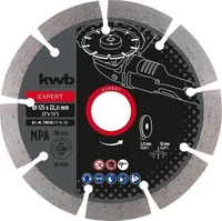 TEEMANTLÕIKEKETAS KWB, SEGMENDITUD 125MM