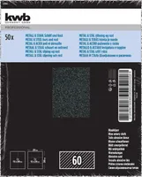 LIIVAPABER KWB, SMIRGELRIIE P60