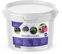 KVARTSLIIV 3-6MM HORTICOM 7,5KG ÄMBRIS