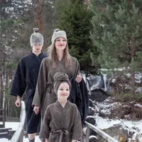 HOMMIKUMANTEL RENTO BROWN S/M