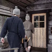 HOMMIKUMANTEL RENTO BROWN L/XL