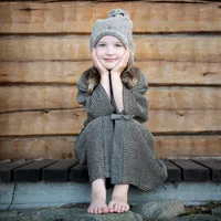 HOMMIKUMANTEL RENTO BROWN LASTE L/XL