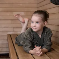 HOMMIKUMANTEL RENTO BROWN LASTE L/XL