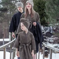 HOMMIKUMANTEL RENTO BROWN LASTE L/XL