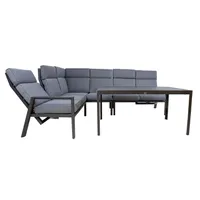 AIAMÖÖBLIKOMPLEKT CASTEN LAUD, NURGADIIVAN