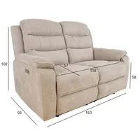 DIIVAN MIMI 2-KOHALINE ELEKTRILINE RECLINER