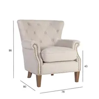 TUGITOOL HOLMES 78X80XH86CM BEEŽ