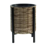 LILLEPOTT WICKER ALUSEGA D28XH36CM HELEPRUUN