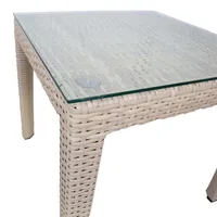 ABILAUD WICKER 50X50XH45CM BEEŽ