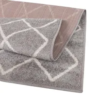 VAIP LOTTO-9, 160X230CM HELEHALL/VALGE