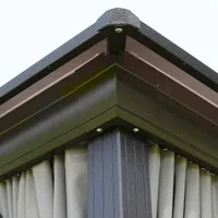 VARIKATUS SUNSET 3X4XH2/2,7M TAUPE/PRUUN