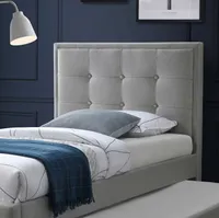 VOODI OSWALDO 90X200CM PLAATINAHALL