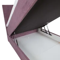 KONTINENTAALVOODI LAARA 120X200CM ROOSA