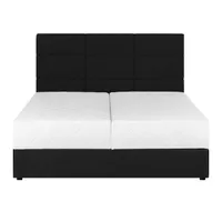 KONTINENTAALVOODI LEIKO 160X200CM MUST