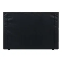 KONTINENTAALVOODI LEIKO 160X200CM MUST