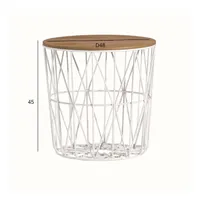 DIIVANILAUD HELENA D48XH45CM VALGE