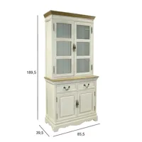 VITRIINKAPP SAMIRA 85,5X39,5/31XH189,5CM