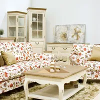 VITRIINKAPP SAMIRA 49X39XH178CM ANTIIKVALGE